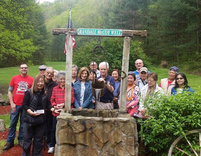 Group tour visitors