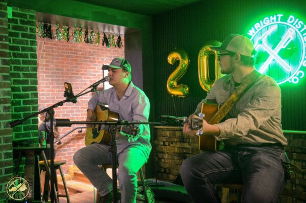 Live music at Brothers Wright Distilling Co. in downtown Pikeville, KY