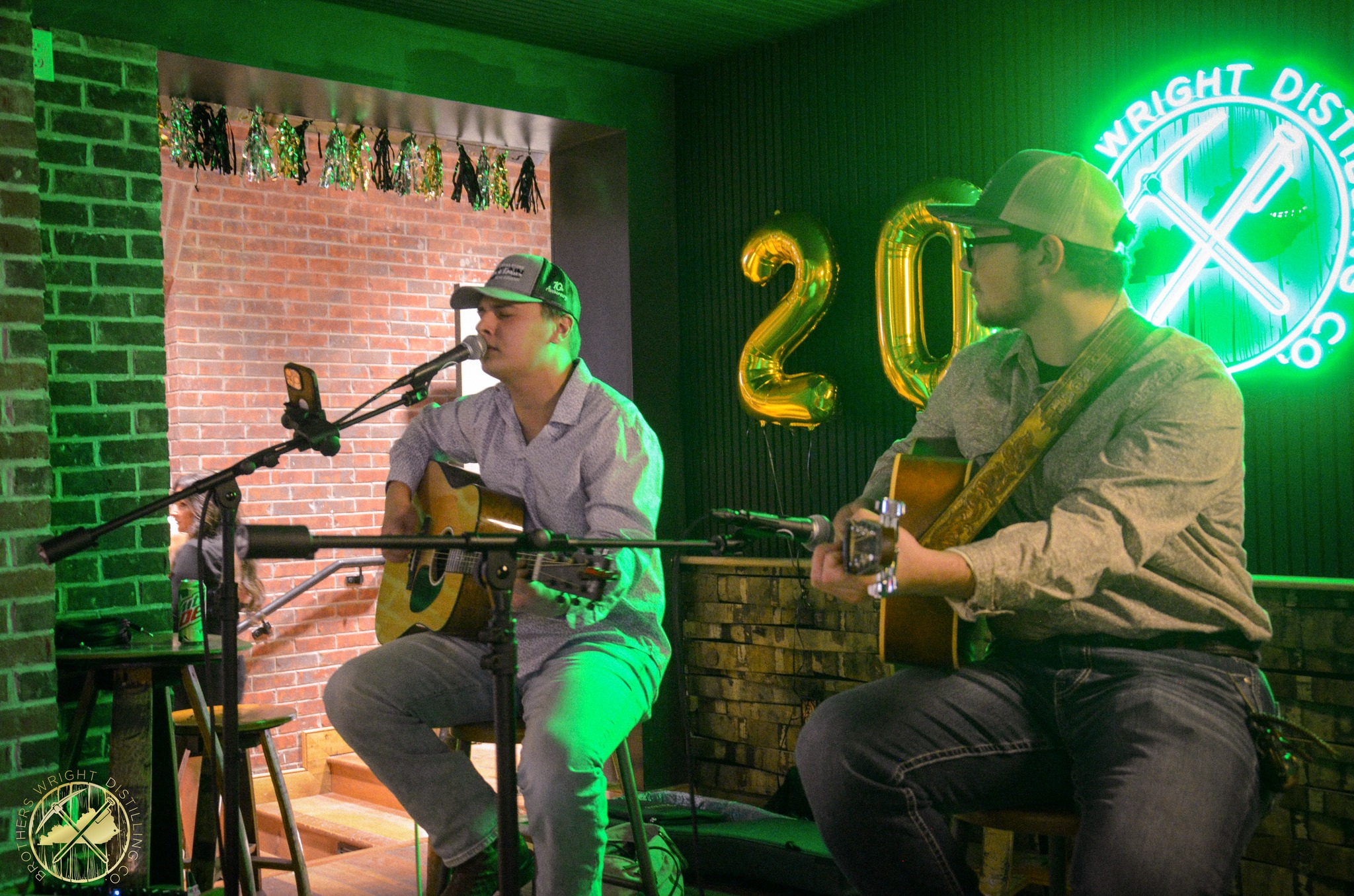 Live music at Brothers Wright Distilling Co. in downtown Pikeville, KY